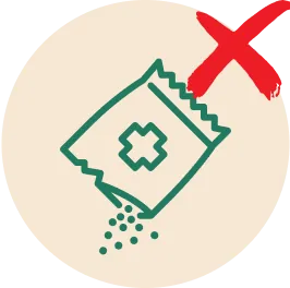 EmmaRelief prebiotic fiber blend badge