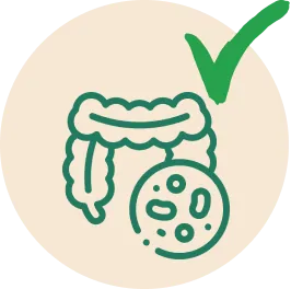 EmmaRelief gut support certified badge