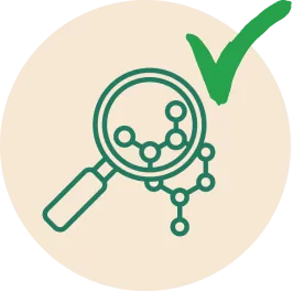 EmmaRelief microbiome support badge